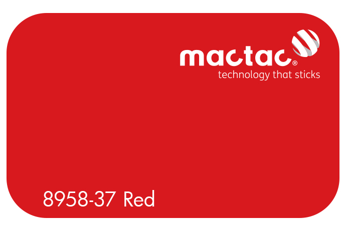 MACTAC MATT RED 610 X 1