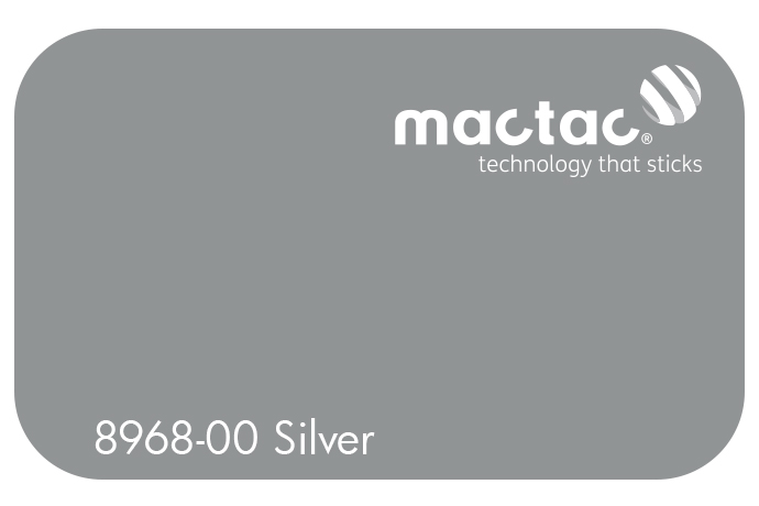 MACTAC MATT SILVER 610 X 1