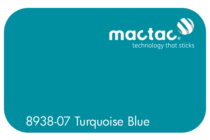 MACTAC MATT TURQUOISE BLUE 1230 X 1