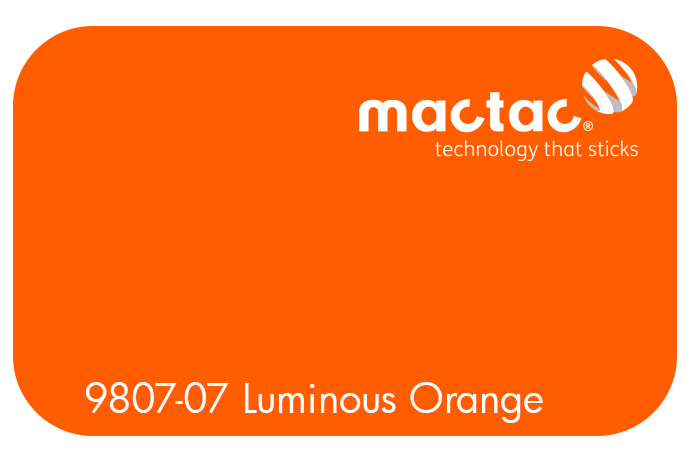 MACTAC LUMINOUS ORANGE 610 X 1