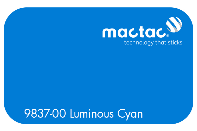 MACTAC LUMINOUS CYAN 610 X 1