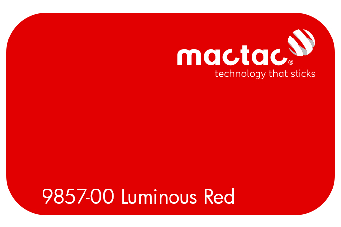 MACTAC LUMINOUS RED 610 X 1