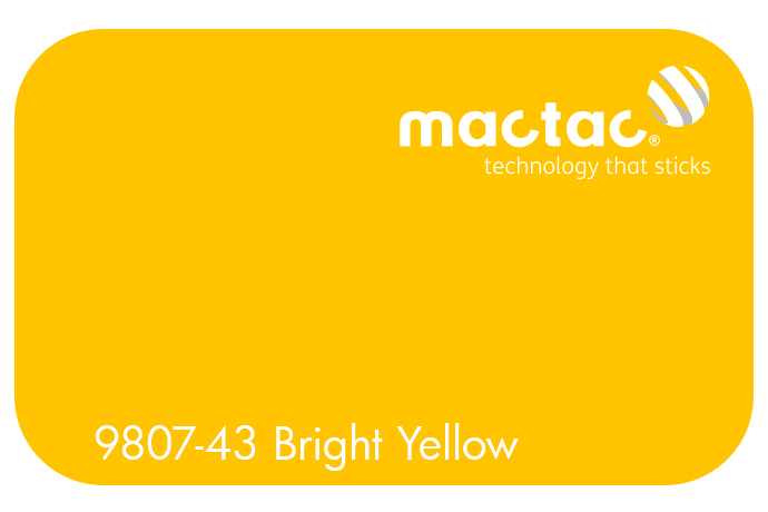 MACTAC BRIGHT YELLOW 1230 X 1