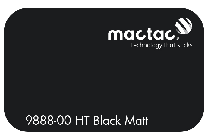 MACTAC HT PRO MATT BLACK 1230 X 1