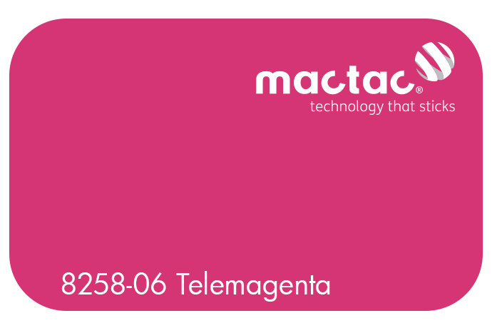 MACTAC MATT TELE MAGENTA 610 X 1