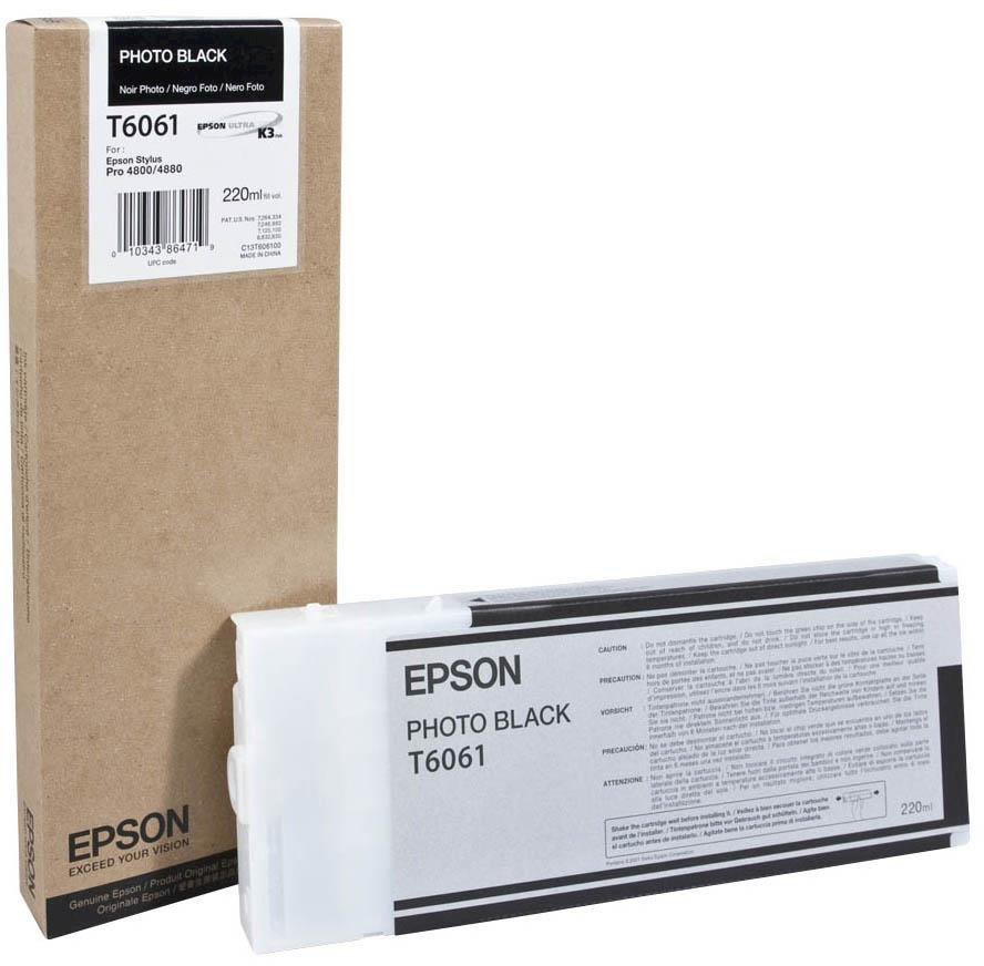 EPSON 4800/4880 PHO/BLACK INK 220ML
