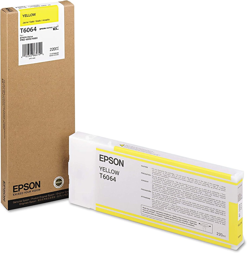 EPSON 4800/4880 YELLOW INK 220ML