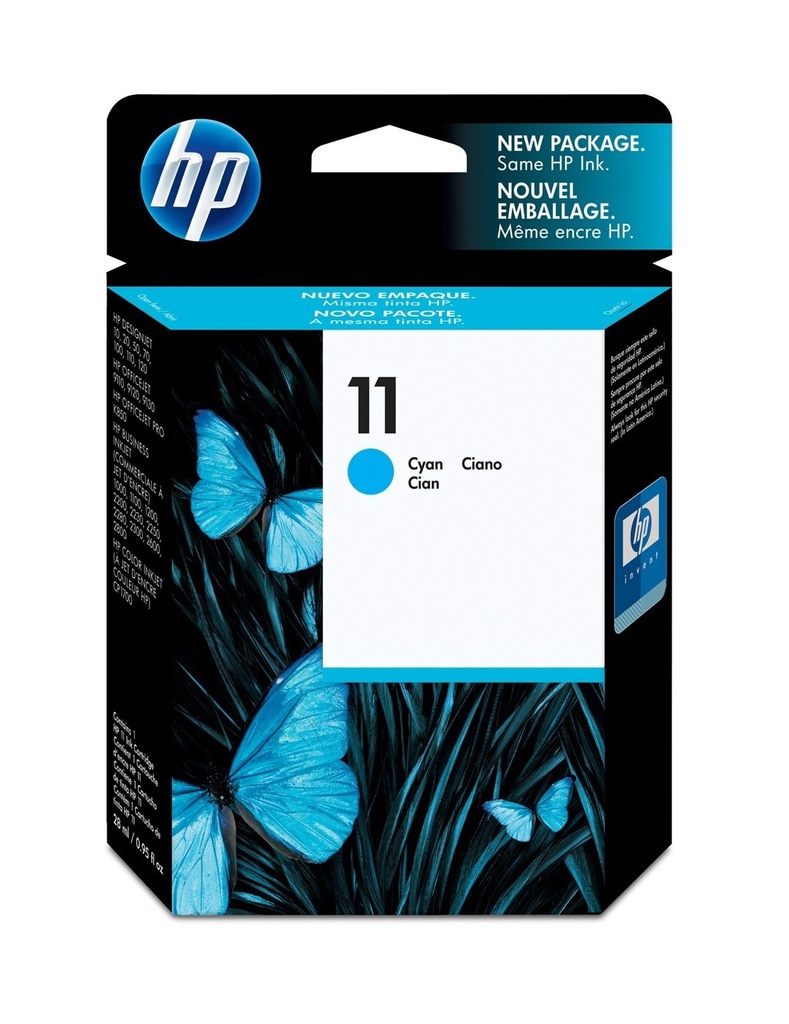 HP NO. 11 CYAN INK CARTRIDGE