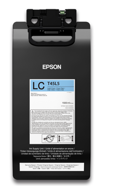 EPSON SCS 1.5L INK BAG L/CYAN