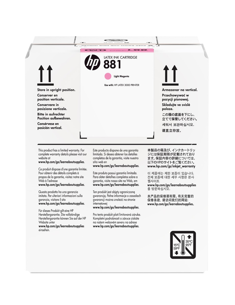 HP 881 5LTR LT MAG LATEX INK CART
