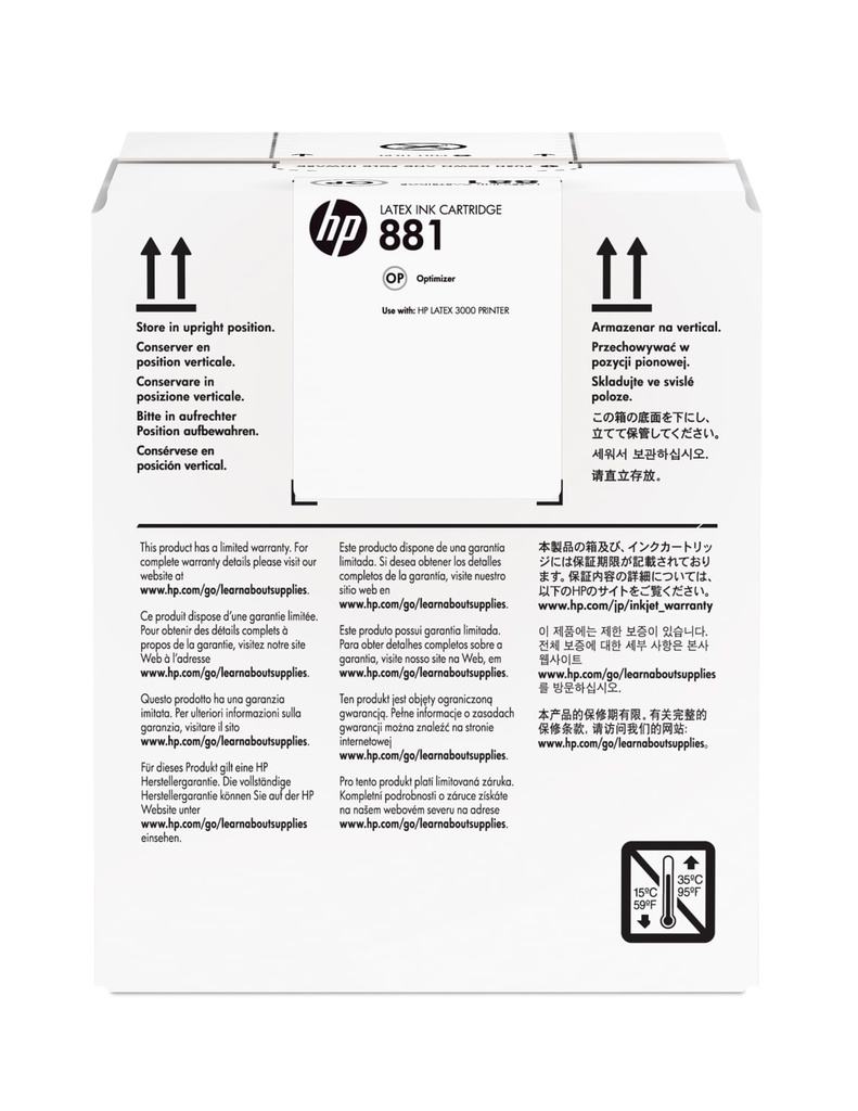 HP 881 5LTR LATEX OPTIMISE INK CART