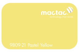 [MAC9809-21M-610] MACTAC PASTEL YELLOW 610 X 1