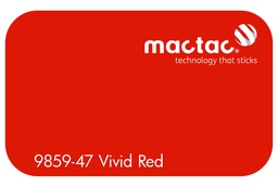 [MAC9859-47M-1230] MACTAC VIVID RED 1230 X 1