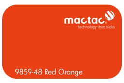 [MAC9859-48M-1230] MACTAC RED ORANGE 1230 X 1