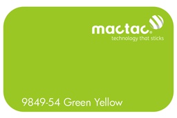 [MAC9849-54M-610] MACTAC GREEN YELLOW 610 X 1