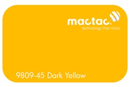 [MAC9809-45M-1230] MACTAC DARK YELLOW 1230 X 1