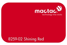 [MAC8259-02M-1230] MACTAC SHINING RED 1230 X 1