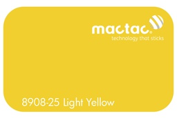[MAC8908-25M-1230] MACTAC MATT LIGHT YELLOW 1230 X 1
