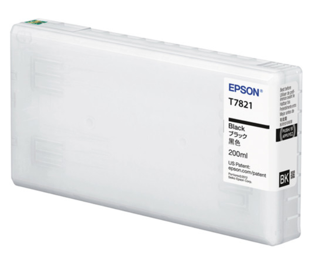 EPSON S/LAB D700 BLACK INK 200ML