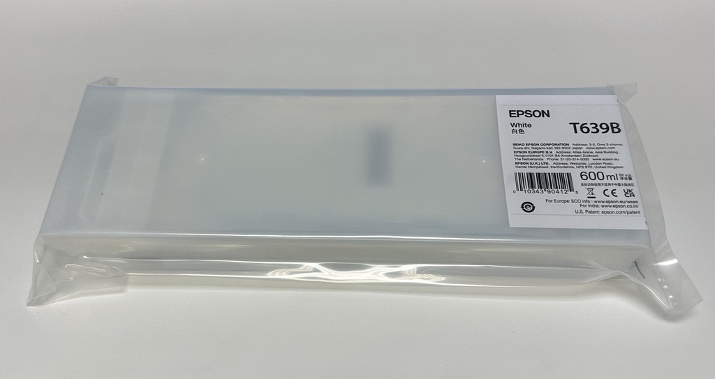 EPSON SP AQ WHITE CARTRIDGE 600ML