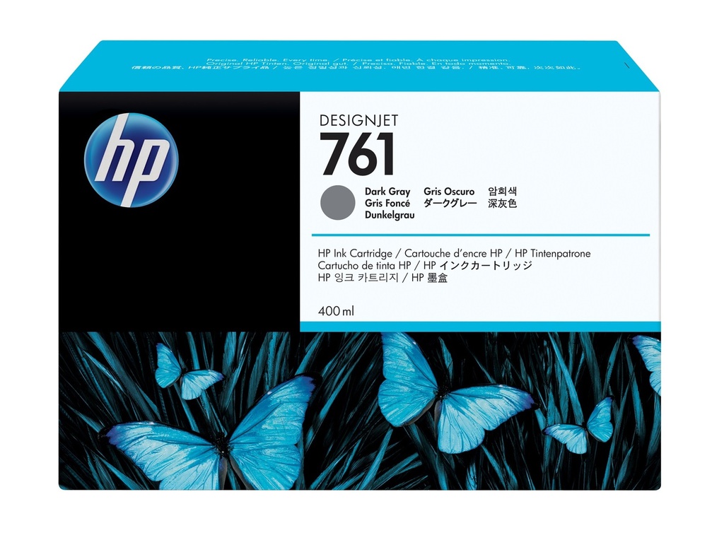 HP 761 400ML DARK GREY INK