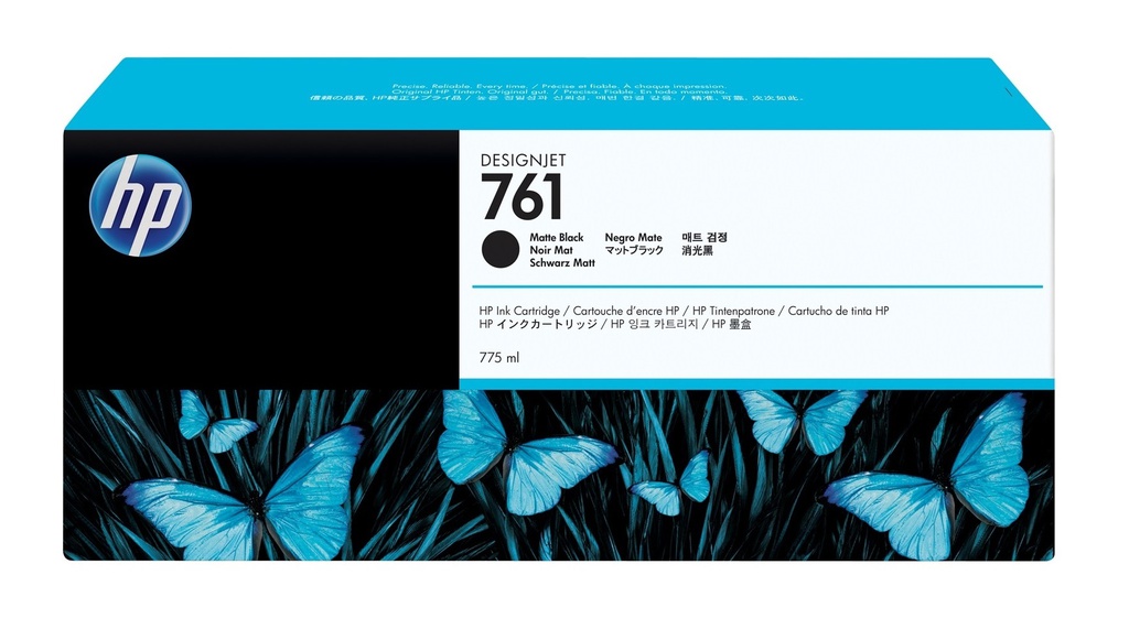 HP 761 775ML MATT BLACK INK