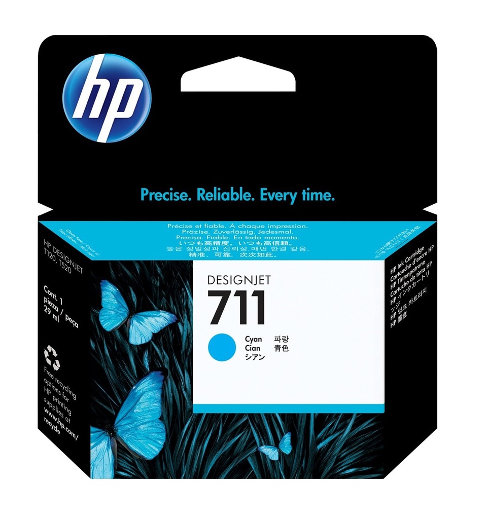 HP 711 CYAN INK CART 29ML