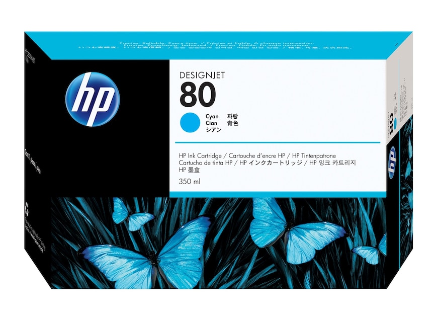 HP CYAN INK CARTRIDGE (350ML)