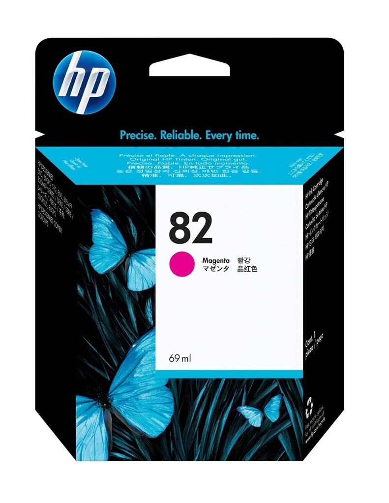 HP NO 82 DYE INK 69ML - MAGENTA