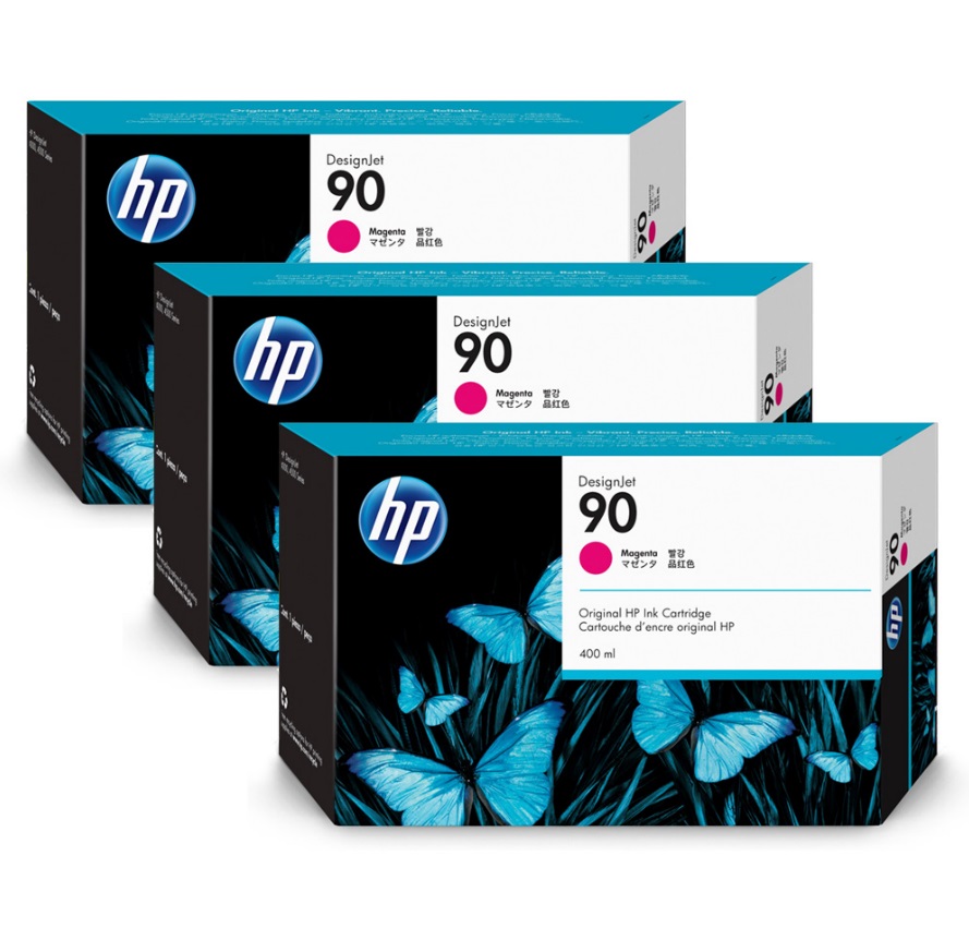 HP 4000 3 INKPACK MAGENTA NO.90