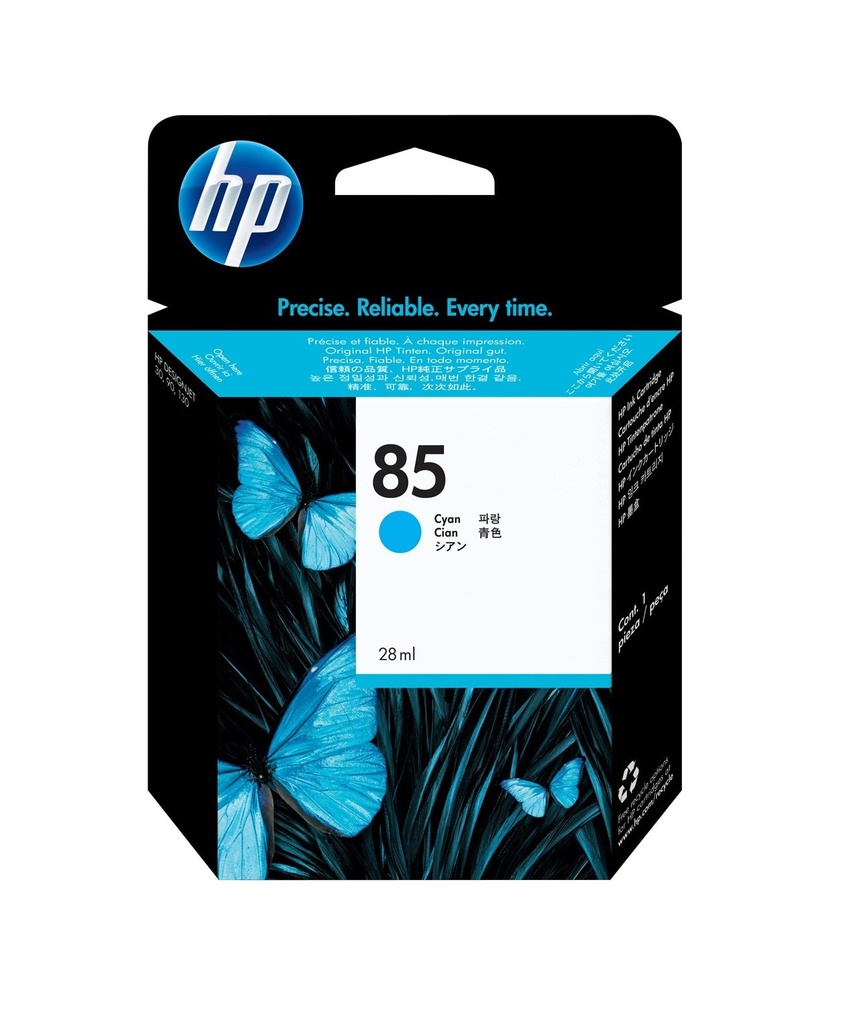 HP NO 85 CYAN INK CARTRIDGE