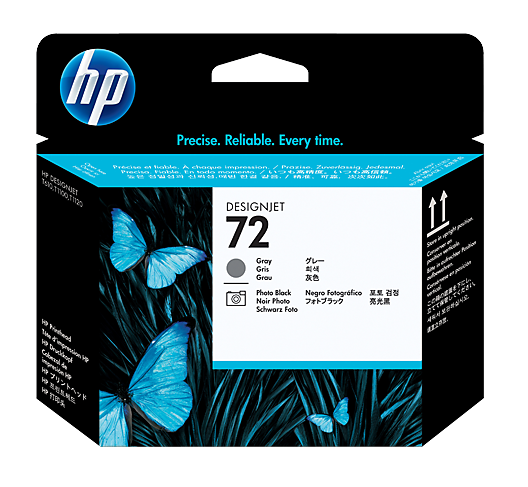 HP NO 72 GREY/PHOTO BLK PRINTHEAD