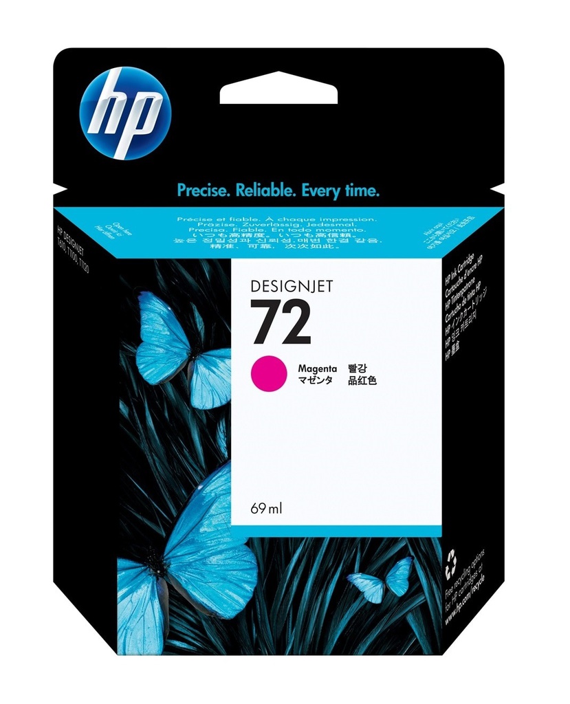 HP NO 72 69ML MAGENTA INK CARTRIDGE