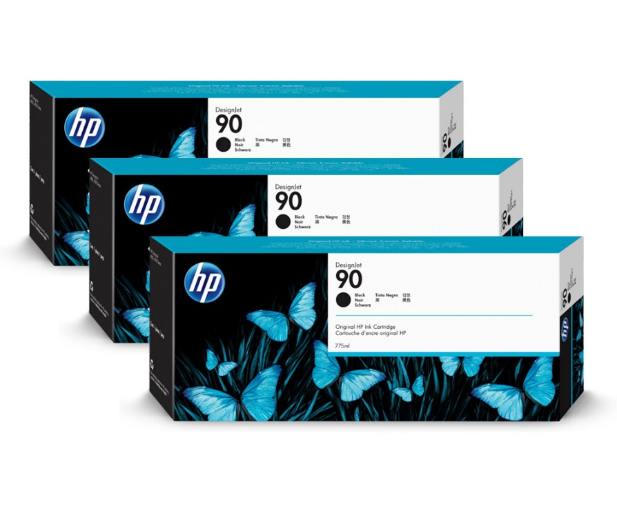 HP 4000 3 INK PACK NO 90 (775ML)