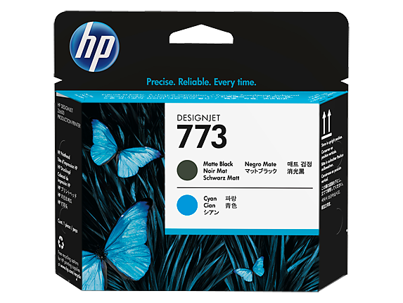 HP 770 MATTE BLACK/CYAN PRINTHEAD