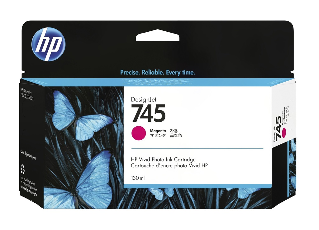 HP 745 130ML INK MAGENTA