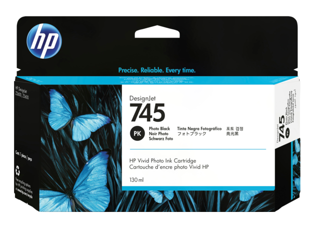 HP 745 130ML INK PHOTO BLACK