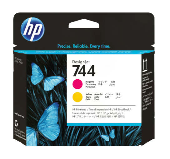 HP 744 MAGENTA/YELLOW PRINTHEAD