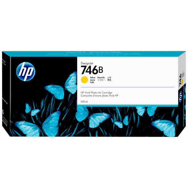 HP 746B 300ML YELLOW INK