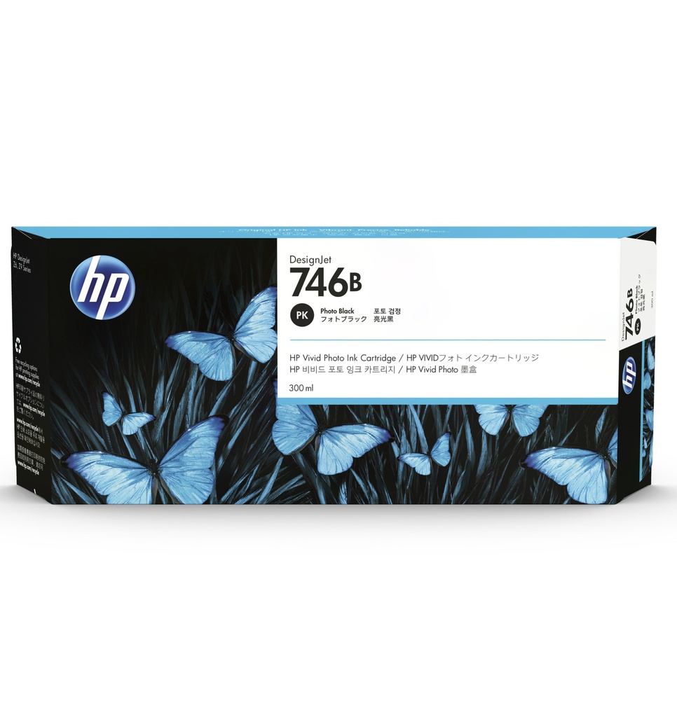 HP 746B 300ML PHOTO BLACK INK