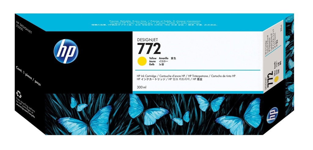 HP 772 300ML YELLOW Z5200 INK