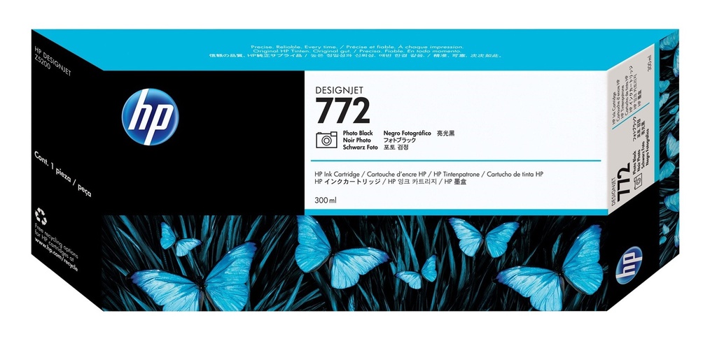 HP 772 DESIGNJET INK - PHOTO BLACK