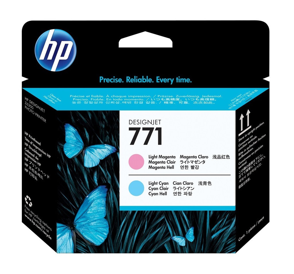 HP 771 PRINTHEAD LT MAGENTA/LT CYAN