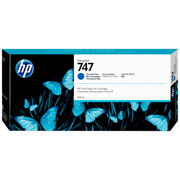 HP 747 INK 300ML CHROM BLUE (Z9+ ONLY)