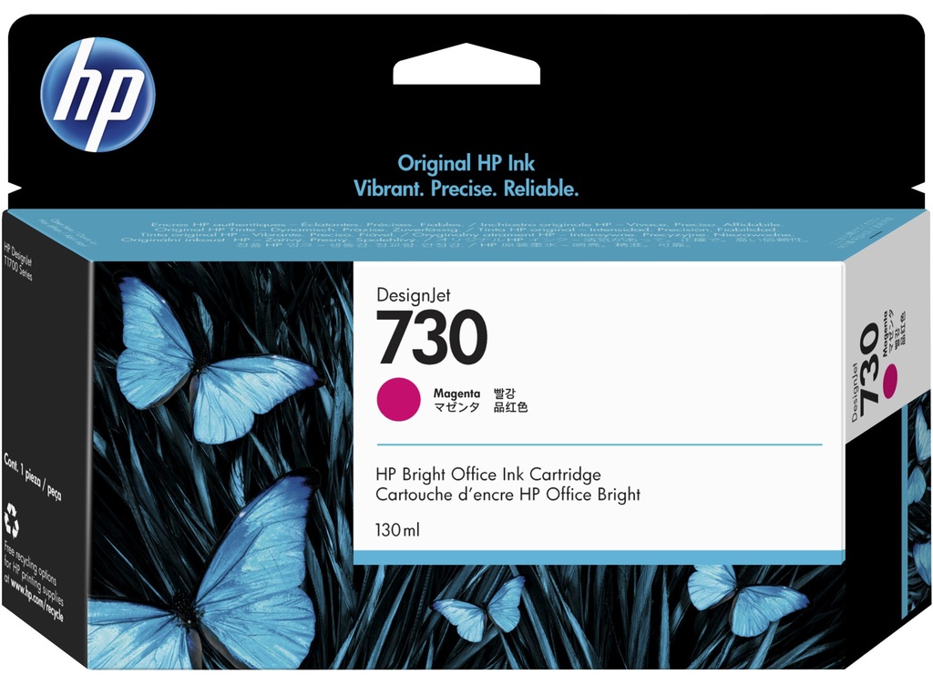 HP 730 130ML INK MAGENTA