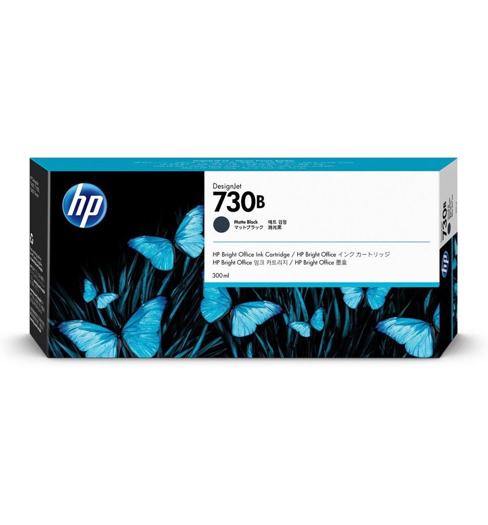 HP 730B 300ML MATTE BLACK INK