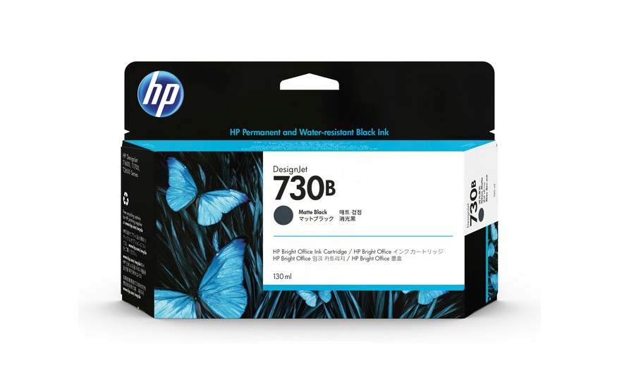 HP 730B 130ML INK MATT BLACK