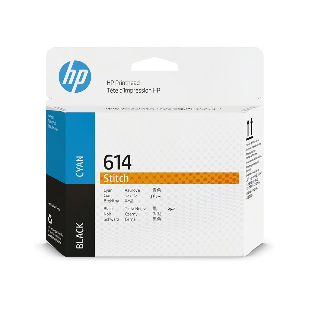 HP 614 CYAN &amp; BLACK PRINTHEAD