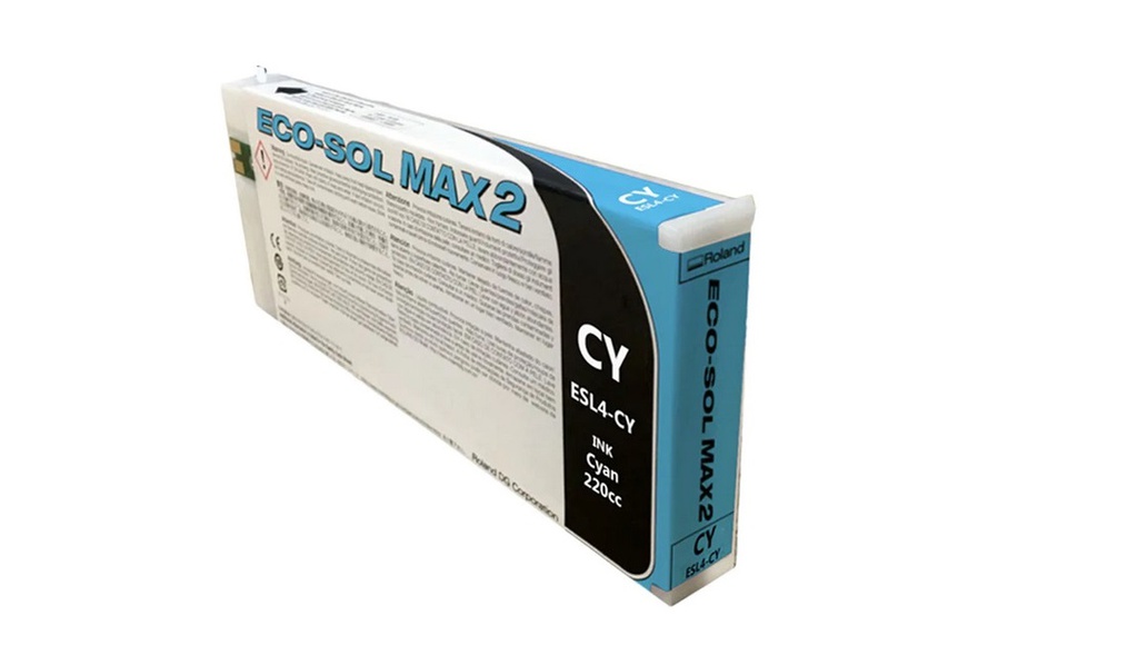 ROLAND 220ML ECOSOL MAX2 INK CYAN