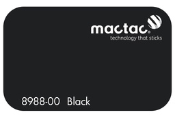 [MAC8988-00M-610] MACTAC MATT BLACK 610 X 1